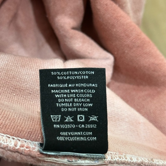 Obey Rose Hoodie – Pink Tie-Dye – Size Small - Picture 6 of 6